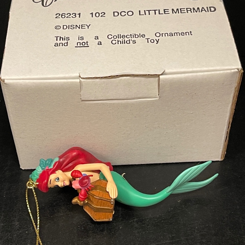 Christmas Magic Disney LITTLE MERMAID‎ 26231-102 New in Box Holiday Ornament